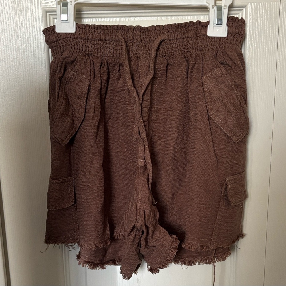 Grace & Lace Chocolate Cargo Shorts